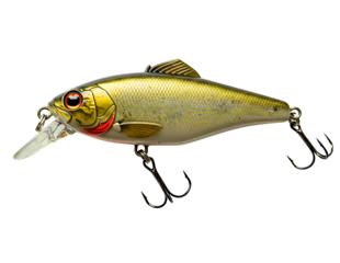 Realistic crankbait fishing lure mimicking a sunfish