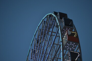 Romantic Ferris Wheel Ride at Sunset