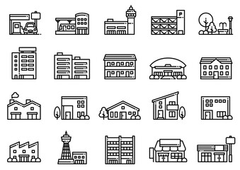 住宅・建築アイコン22　Housing & Architecture icons