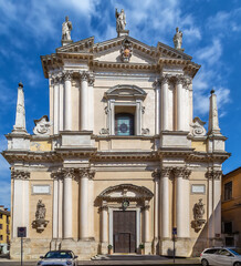 Obraz premium Chiesa di Santo Stefano, Vicenza, Italy