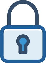 Business Security Padlock Icon Vector  Data Protection  Cybersecurity  Privacy Assurance
