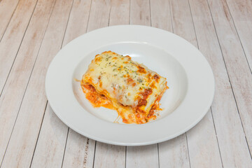 Lasagna is a symphony of three main elements that complement each other perfectly