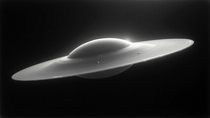 UFOの写真、モノクロ