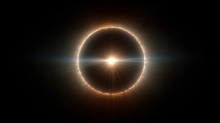 Cosmic Dance: Witness the awe-inspiring moment of a solar eclipse, a celestial ballet where the moon perfectly aligns with the sun, creating a radiant halo in the darkness.