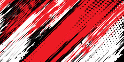 black white and red grunge texture background. vector eps10