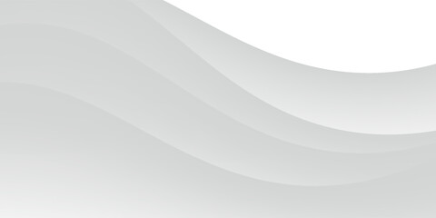 Vector gray line background curve element with white space for text and message design, overlapping layers, vector