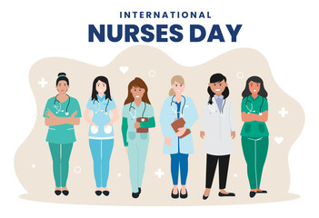 nurse day illustration clipart worker assistant hospital illustration medical