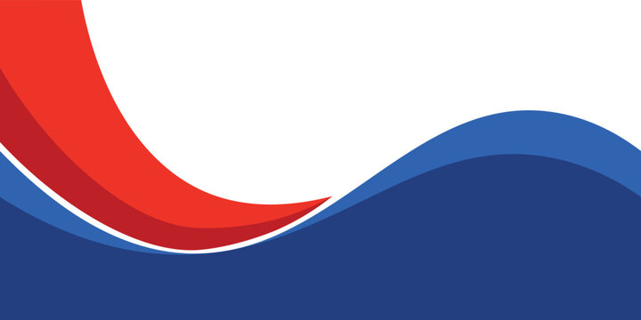abstract business banner background with red and blue gradient color.eps10
