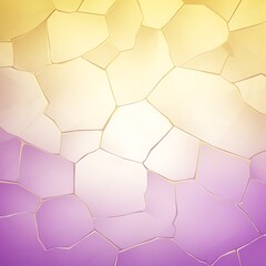 Pastel purple and light yellow cracked surface with centered gradient void .