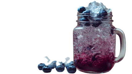 Glass Mason Jar Filled and Closed – Studio Isolated Shot