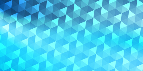 Dark BLUE vector abstract mosaic pattern. Colorful abstract illustration with triangles. Brand new style for your business design.