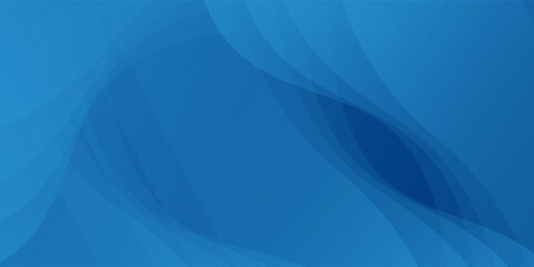 Abstract blue color background. Dynamic shapes composition. Vector illustration