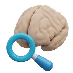 Brain Research 3D Icon