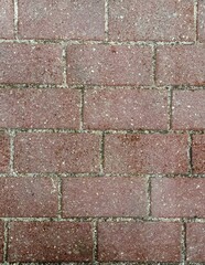 Red brick wall minimalistic simple background