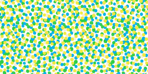 Dots seamless pattern random on white background.