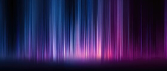 Abstract vertical light streaks in vibrant purples and blues