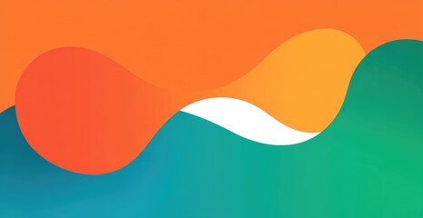 Abstract background with flowing, vibrant colors