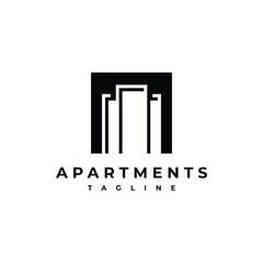 Apartment Building Logo Template