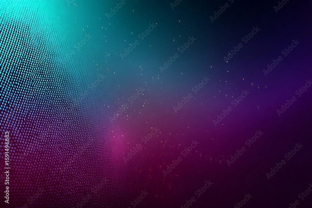 Poster abstract digital gradient background with dotted texture