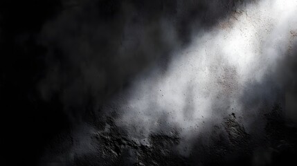 Fototapeta premium Dramatic concrete wall with intricate shadow patterns