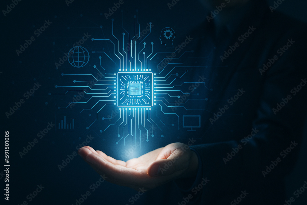 Aufkleber understanding ai chip technology future of computing and innovation for digital transformation era