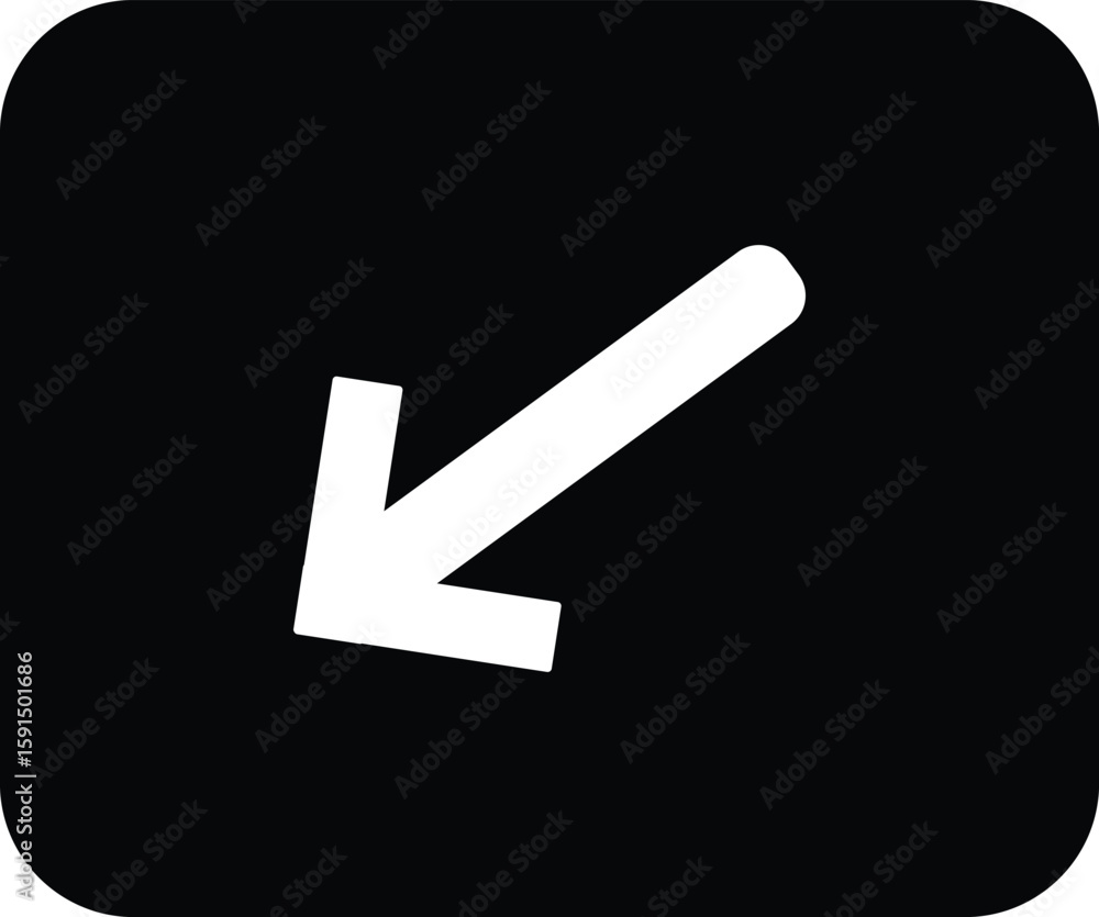 Poster clean and minimal arrow icons in multiple directions ideal for ui, web, apps, navigation, presentati