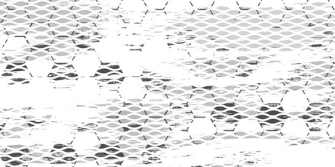 Soccer ball texture. Football seamless pattern in grunge style.