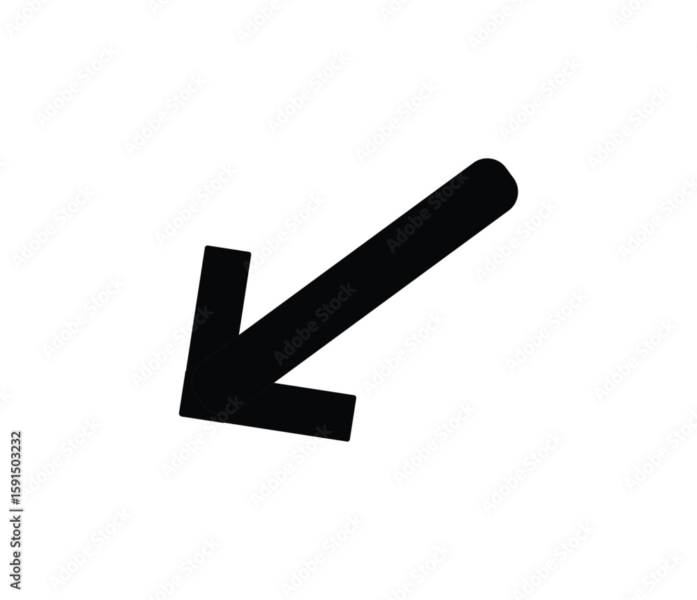 Poster clean and minimal arrow icons in multiple directions ideal for ui, web, apps, navigation, presentati