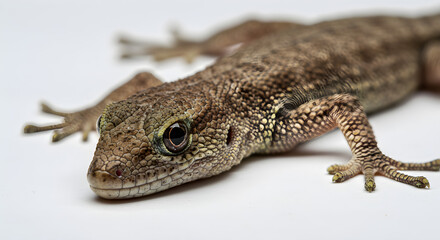 Fototapeta premium Closeup of bearded dragon lizard