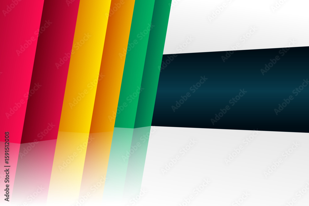 Poster colorful diagonal stripes background. abstract stripe pattern with gradient from red to blue. lines,
