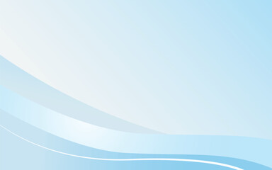 Vector modern blue wave business background