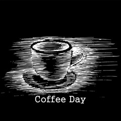 Coffee Day, doodle and illustration