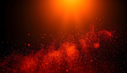 Floating Dust with Warm Lighting Background