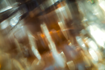 Fototapeta premium Golden Abstract Light Streaks with Soft Motion Blur