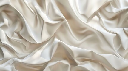 Obraz premium Textured paper background in off-white with natural shadows and wrinkles, realistic close-up .