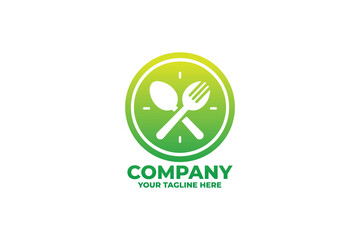 Minimalist Modern Food Emblem Logo