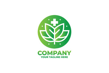 Green Health Brand of Nature Logo