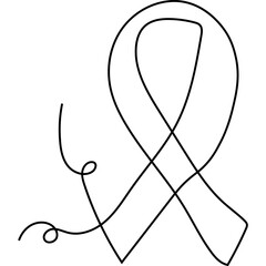 Continuous Line Ribbon