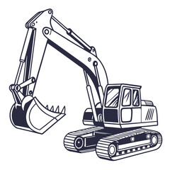 Heavy duty excavator digging construction machine heavy equipment