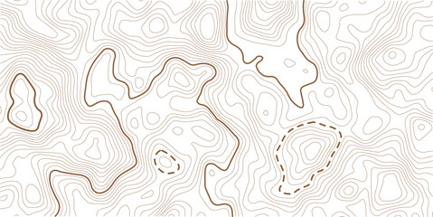 Topography map. Cartography mountains contour lines, elevation maps and earth contoured line topology. Wavy abstract measuring compass contours. Topographic geographical vector background illustration