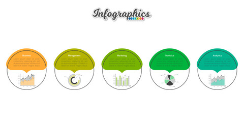 Infographic timeline template can be used for chart, diagram, web design, presentation, advertising, history