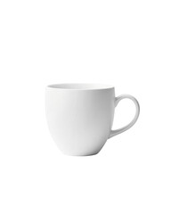 Simple white coffee mug on a clean background (1)