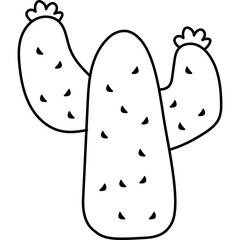 Cactus Outline
