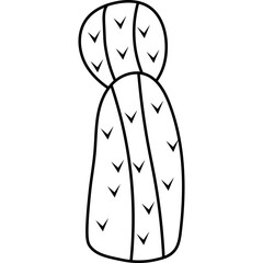 Cactus Outline
