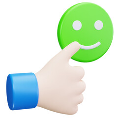 Thumb Up Green Face