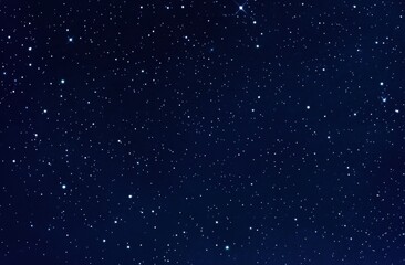 Fototapeta premium Starry Night Sky with Endless Stars and Celestial Wonders Over a Deep Blue Background for Astrophotography and Nighttime Wonders