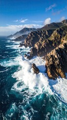 Dramatic coastal scene
