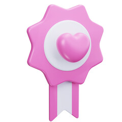 Valentine Award Badge