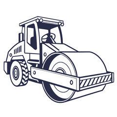 Heavy roller vehicle for road construction road roller construction vehicle