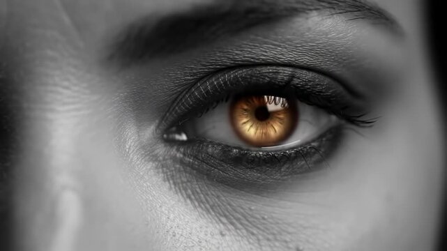 Close-up of a single eye